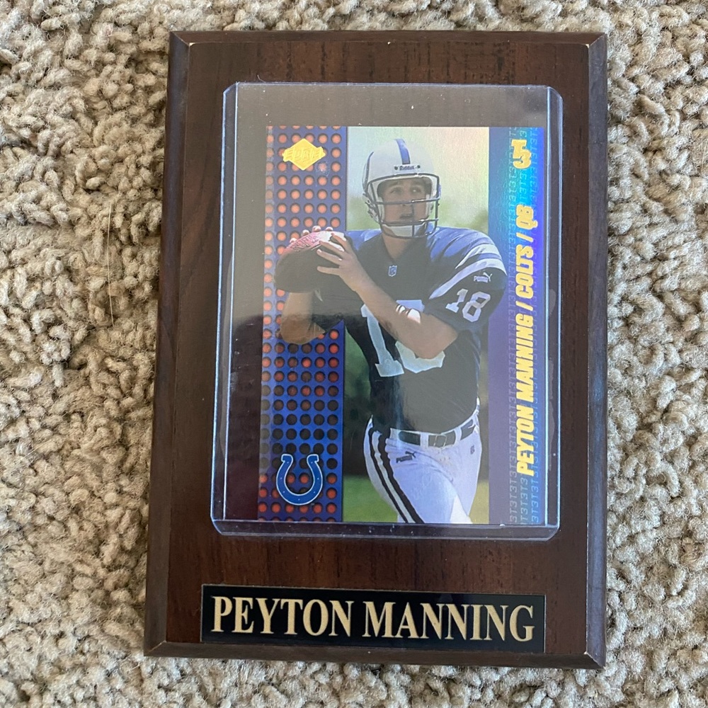 Peyton manning plaque